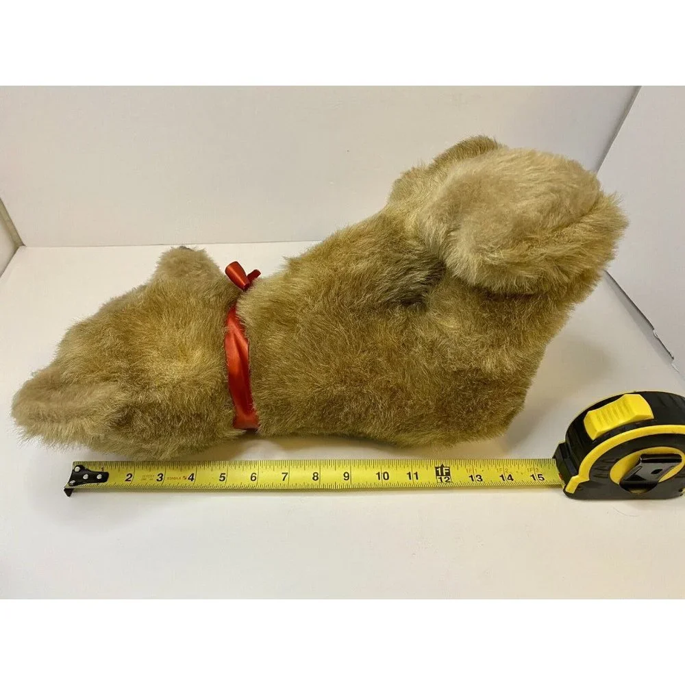 Dakin Pillow Pets 16” Stuffed Animal Plush Sitting Teddy Bear Brown 1976 Vintage